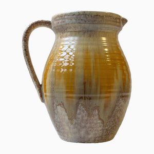 Art Deco Jug in Yellow Glazes, 1930s