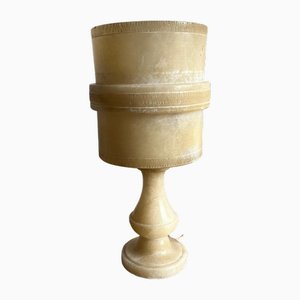 Vintage Alabaster Table Lamp