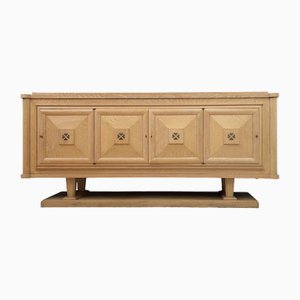 Credenza in quercia di Gaston Poisson, Francia, anni '40