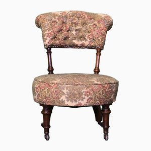 Fauteuil d'Allaitement Victorien avec Roulettes Originales, 1890