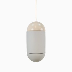 Vintage Pill Pendant Lamp in Milk Glass from Peill & Putzler, Germany, 1960s