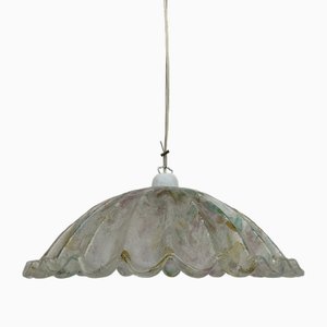 Lampada da soffitto vintage in vetro di Murano, anni '60