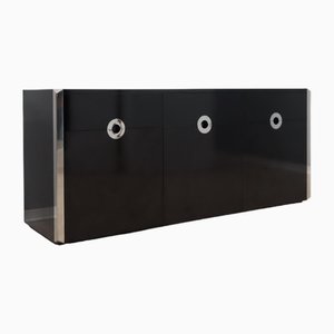 Vintage Lacquered Sideboard attributed to Mario Sabot, 1970s