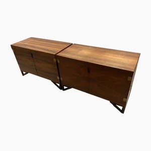 Chests of Drawers with 2 Doors attributed to Svend Langkilde, Set of 2