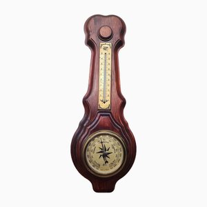 Vintage Wooden Barometer, Gdynia, 1970s
