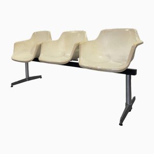 Banc d'Aéroport par Charles & Ray Eames pour Herman Miller, 1970s