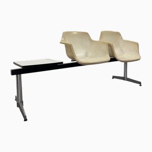 Banc d'Aéroport par Charles & Ray Eames pour Herman Miller, 1970s