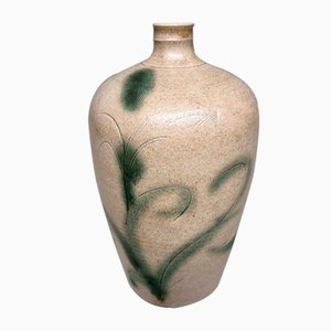 Jarrón Kiseto Kise Ikebana de cerámica, años 50