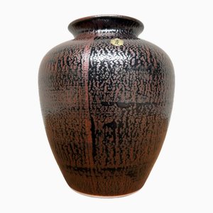 Kinpōyaki Kinpōyaki Earthenware Ikebana Vase, 1960s