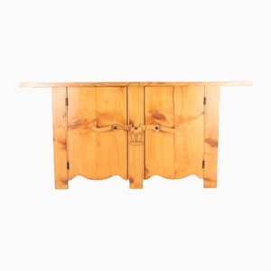 Credenza vintage in pino, anni '70