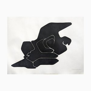 Pablo Palazuelo, Sceaux III, 1963, handsignierte Originalradierung