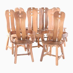 Vintage Stühle von De Puydt, 1970er, 12 Set