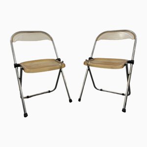 Vintage Folding Chairs, 1970s, Set of 2