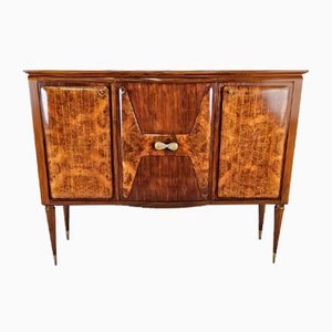 Walnut and Maple Sideboard, 1940s