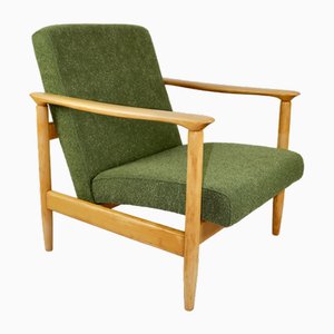 GFM-142 Chair in Olive Bouclé attributed to Edmund Homa, 1970s