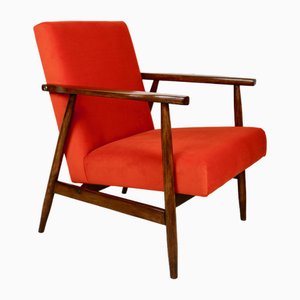 Vintage Like Fox Orange Easy Chair, 1970s