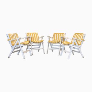 Folding Armchairs by Reguitti, 1980s, Set of 4