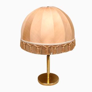 Lámpara de mesa de latón, años 60