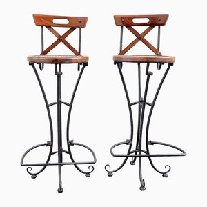 Tabouret Vintage Industriel, Set de 2