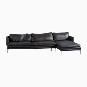 William Ledersofas von Damian Williamson für Zanotta, Italien, 2000er, 2er Set