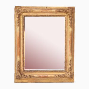 Specchio antico in legno dorato, Francia