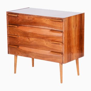 Mid-Century Original Chest of Drawers in Walnut, Czech, 1960s