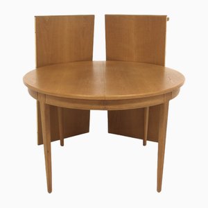 Mesa de comedor escandinava de roble de Carl Malmsten para Bodafors, 1960