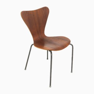 Sedia modello 3107 di Carl Jacobs per Fritz Hansen, 1960