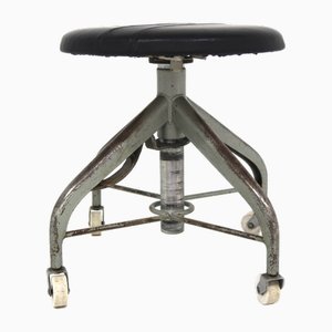 Industrial Style Stool, 1950s