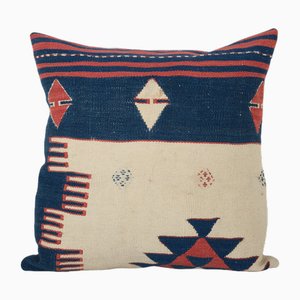 Housse de Coussin Kilim Vintage en Laine