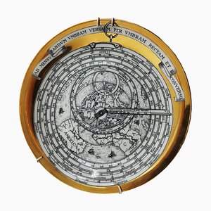 Astrolabe Porcelain Plate by Piero Fornasetti, 1968