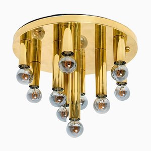 Gold Brass Flush Mount from Cosack, 1970s
