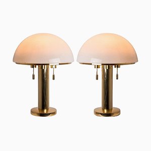 Vintage Mushroom Table Lamp from Limburg Glashütte, 1970