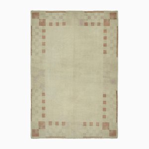 Anatolischer Vintage Teppich in Beige