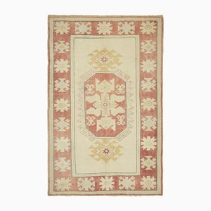 Anatolischer Vintage Teppich in Beige