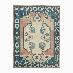 Alfombra vintage grande en beige