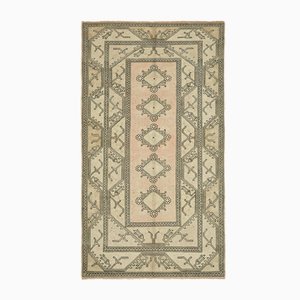 Anatolischer Vintage Teppich in Beige