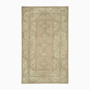 Tappeto vintage beige anatolico