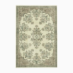 Alfombra turca vintage en beige