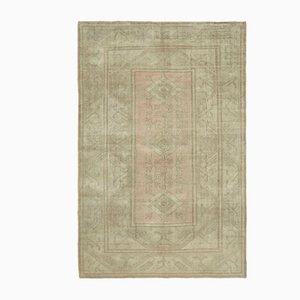 Alfombra vintage grande en beige