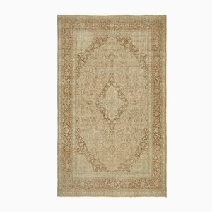 Beige Oushak Rug, 2000s