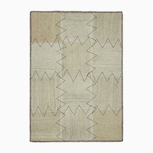 Beige Hemp Kilim Rug, 2000s