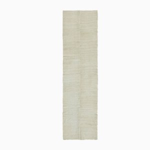 Tapis Kilim en Chanvre Blanc, 2000s