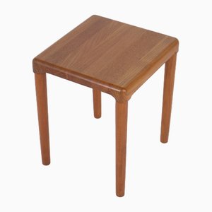 Sgabello in teak, Scandinavia, anni '60