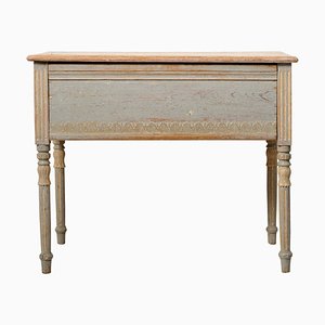 Country Gustavian Console Table in Pine, Northern Swedish