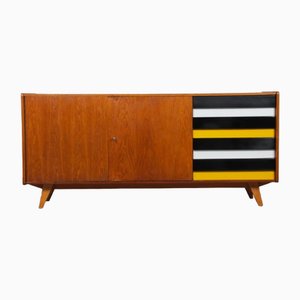 Credenza modello U-460 in quercia di Jiri Jiroutek, anni '60