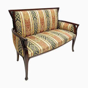 French Art Nouveau Bench or Sofa attributed to Louis Majorelle, 1890s