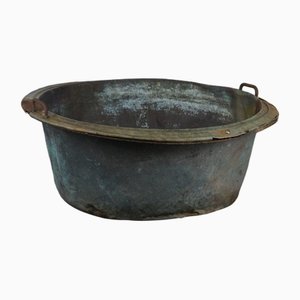 Großer antiker Wasserkocher aus Kupfer