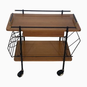 Vintage Brown Serving Trolley