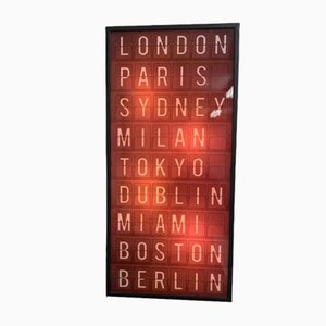 Vintage Cities of the World Wall Lamp